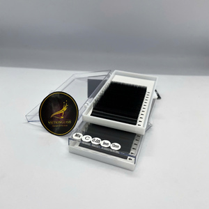 Vietkinglash Ultra Dark Box 12 Line Full Curl Volume Lash Fans Pestañas Postizas de Pelo Sintético Hechas a Mano Naturales Largas Fáciles de Aplicar 0.25mm - Product Image 5