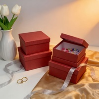 Boîte cadeau rigide personnalisée, boîte en papier recyclable de luxe avec couvercle pour anniversaire, mariage, fête et cadeaux promotionnels