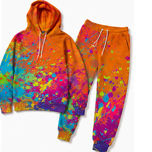 Offre Spéciale – Nouveaux Survêtements Décontractés d'Hiver à Capuche, Design Personnalisé, Imprimé Numérique, Longueur Intégrale, Prix Compétitif, Couleurs Personnalisables - Product Image 2