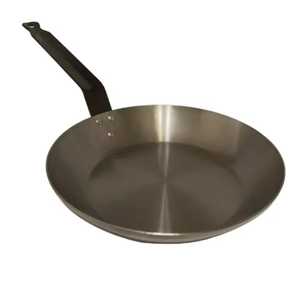 Deep Stainless Steel Saute <b>Pan</b> Plastic Handle Uncoated Commercial Skillet Heavy Duty <b>Induction</b> Cookware Nonstick Straight Sided - Product Image 4