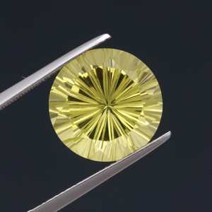 Cuarzo Limón Natural, Corte Cabujón Liso, Gemas Sueltas Amarillas, Certificado IGI, Tamaño Calibrado para Joyería - Product Image 4