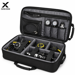X Sports City Custom <b>Diving</b> Regulator Instrument Waterproof Heavy Duty EVA Nylon Zipper Closure 6-7 Inch Scuba Gear Storage Bag - Product Image 2