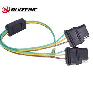 Kabel Lug mobil laki-laki dan perempuan, kawat Terminal berkepala ganda pria dan wanita, kabel daya steker Trailer dua tingkat - Product Image 4