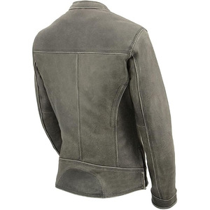 Chaqueta de Motociclista de Cuero Estilo Scooter 'Deportiva y Elegante' para Mujer SAMROZ SPORTS - Product Image 3