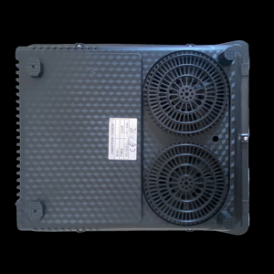 Placa de Inducción Cóncava de un Solo Quemador, Ajuste de Doble Perilla, Carcasa de Aleación de Aluminio, Panel de Vidrio Templado, Uso Doméstico, 3500W - Product Image 5