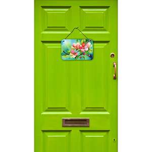 New Arkansas Apple Blossom Watercolor Wall Hanging Prints Multicolor Aluminum Metal <b>Sign</b> for Kitchen <b>Bathroom</b> Plaque Home Decor - Product Image 2