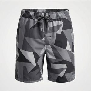 กางเกงขาสั้นลำลองผู้ชายผ้าฝ้าย 100% ลายพิมพ์ดิจิทัลรักษ์โลก สไตล์วินเทจ แห้งเร็ว ระบายอากาศดี ผ้าเนื้อนุ่ม - Product Image 1