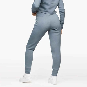 Women's Casual Solid Crop Top with Pant Sportswear Tracksuit Paneled Custom Logo Winter Fashion - Product Image 5