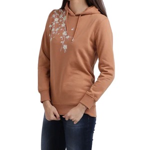Sudadera Oversize de Algodón Orgánico para Mujer 2024, Cuello Redondo, Color Sólido, con Bordado, Ecológica, Marca Privada - Product Image 2