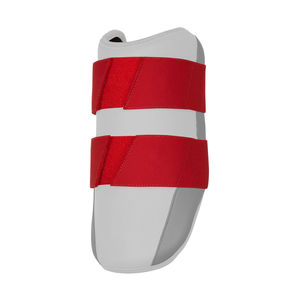 Genouillère grise et rouge en mousse respirante, ajustable, avec fermeture éclair, unisexe, protection complète multisports - Product Image 6