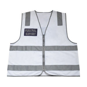 Chalecos de seguridad reflectantes de alta visibilidad con 8 bolsillos y cremallera frontal, ropa de alta visibilidad, chaleco de seguridad reflectante - Product Image 5