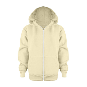 Sweat-shirt à capuche surdimensionné avec fermeture éclair pour garçons et filles, avec poches, sweat-shirt à fermeture éclair unisexe pour enfants, uniforme scolaire - Product Image 5
