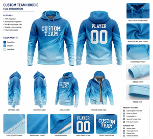 Premium Custom Team Sublimation <b>Hoodie</b> Personalized Athletic Sweatshirt <b>Name</b> Number 420g High Quality Fabric for Training Wear - Product Image 5