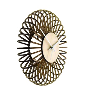 Industrial Minimalist Wall <b>Clock</b> 3D Wood Art Big Decorative Silent Quartz <b>Clock</b> <b>Battery</b> Operated Luxury Round <b>Clocks</b> for Wall - Product Image 1