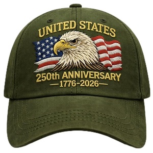 Casquette patriotique pour hommes, casquette de baseball pour le 250e anniversaire des États-Unis, pour célébrations décontractées - Product Image 6