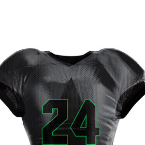 Maillot de football américain personnalisé pour homme à manches courtes, marque privée pour les fans, respirant, séchage rapide, broderie, impression par sublimation - Product Image 4