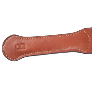 Paleta de cuero de vaca auténtico con bordes redondeados para un agarre cómodo - Product Image 4