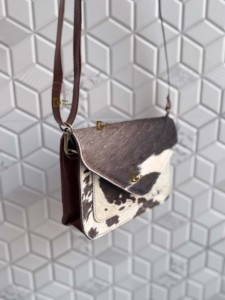 Bolso de Mano de Piel de Vaca Auténtica, Estilo Bohemio, Nuevo y Elegante, con Pelo, Multiusos para Mujer - Product Image 3