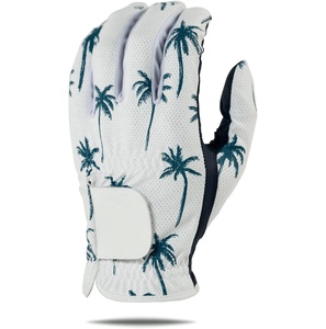 Vente en gros Gants de golf haut de gamme en cuir Cabretta pour hommes personnalisés colorés OEM avec technologie de sublimation - Product Image 1
