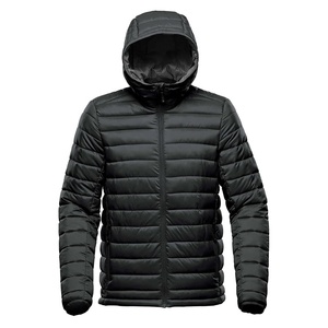 Veste matelassée à capuche pour homme, coupe régulière, coupe-vent, fermeture éclair, manteau décontracté d'extérieur, toile 6XL, nylon/coton, rembourrage en coton - Product Image 4