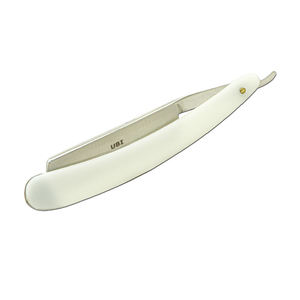 Navaja de Afeitar de Hoja Fija UBI, Acero con Alto Contenido de Carbono, Mango de Plástico Ergonómico, Tradicional para Barbería, Afeitado y Esculpido de Barba en Casa - Product Image 1