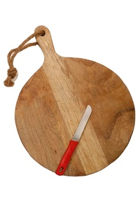 Tabla de cortar de madera con orificio para colgar en la pared, de la marca blossom craft india, muy vendida. - Product Image 4