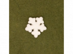 Wholesale Felt & Yarn Handmade Wool Felt Snowflake Christmas <b>Tree</b> <b>Ornament</b> 8cm Hanging Decor Shatterproof Gift Set - Product Image 6