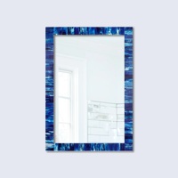 Miroir mural moderne en os incrusté, grande taille, pour mariage, salle de bain, salon, couloir et chambre à coucher – Décoration intérieure tendance