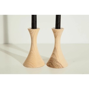 Ensemble de porte-bougies en bois luxueux très demandé, finition naturelle, décoration d'intérieur - Product Image 5