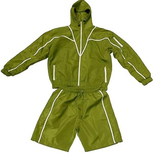 Conjunto Cortavientos a Precio de Fábrica, Conjunto de Pantalones Cortos y Chaqueta Cortavientos Transpirable de Secado Rápido para Entrenamiento - Product Image 1