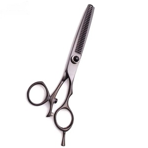 Ciseaux professionnels pour cheveux clairsemés en acier inoxydable 6CR13, 28 dents, pointe affûtée, pour droitiers, manche long en plastique durable - Product Image 5