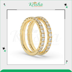 แหวนแต่งงานเพชรแท้และเพชรเพาะเลี้ยงคุณภาพเยี่ยมจากอินเดีย มีจำหน่ายในสีขาว DEF จำนวนมาก - Product Image 2