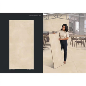 กระเบื้องพอร์ซเลนลายหนังสือโบราณสีครีม ขนาด 1200x2400 มม. หนา 9 มม. สำหรับตกแต่งเคาน์เตอร์และผนังสุดหรู - Product Image 5