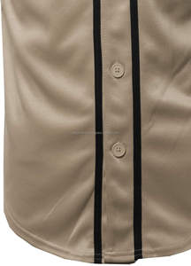 Vente en gros de maillots de baseball personnalisés tissu respirant à séchage rapide fabriqué en usine avec l'option OEM disponible - Product Image 4