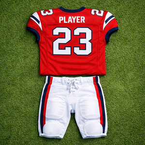Custom American <b>Football</b> <b>Jersey</b> and Pant Set Men Breathable Mesh Sublimated Team Name Uniform - Product Image 6