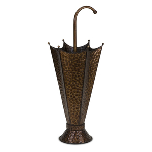 Porte-parapluie autoportant en fer finition bronze/revêtement en poudre galvanisé, capacité unilatérale, pour la décoration de la maison, des hôtels et des halls d'entrée - Product Image 3