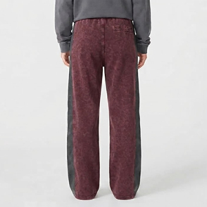 Premium Quality 100% Cotton <b>Fleece</b> Acid Washed Breathable Baggy Sweatpants Custom Printed Logo Casual Style <b>Joggers</b> For <b>Women</b> - Product Image 3