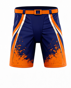 กางเกงโพลีเอสเตอร์ฮ็อกกี้น้ำแข็งออกแบบเองสีและบรรจุภัณฑ์สำหรับชุดกีฬา - Product Image 5