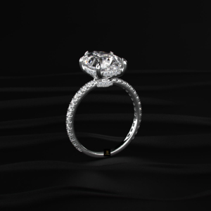 Anillo de diamantes certificados por IGI, forma de pera, color D a F, joyería fina, oro amarillo, blanco y rosa, plata de ley, anillo de compromiso. - Product Image 6