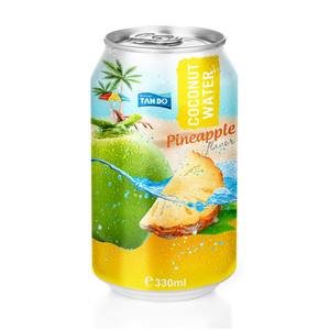 Bebida de Agua de Coco de 330 ml, Sabores Piña, Melocotón, Calamansi, Naranja y Pera – Bebida Natural de Jugo de Coco, Marca Privada OEM - Product Image 5