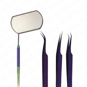 New Private Label Eyelash Tweezers Set Stainless Steel Volume <b>Lash</b> Extension Tools with Mirror Professional <b>Kit</b> - Product Image 6
