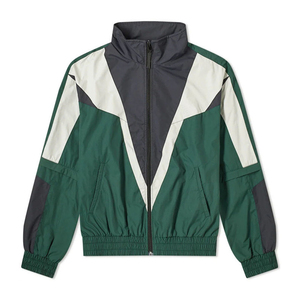 Conjunto Deportivo para Hombre, Color Verde con Bloques de Color, Manga Larga, Transpirable, de Poliéster, para Otoño, Corte Regular, Cintura Elástica - Product Image 5