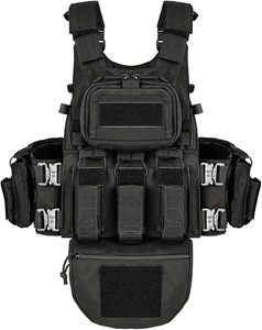 Men's Premium Tactical Multi-Pocket Fishing <b>Vest</b> Outdoor <b>Utility</b> Lightweight UPF 50 Polyester/Nylon Safari <b>Vest</b> - Product Image 4