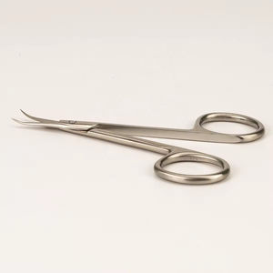 Tijeras de Manicura de la Mejor Calidad, Tijeras Curvas de Acero Inoxidable Profesionales para Cutículas, para Salón de Uñas - Product Image 6