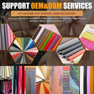 Tissu en cuir synthétique artificiel PU mat à effet galet, résistant aux plis, pour veste, chaussures, sac, canapé - Product Image 5