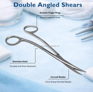 Tijeras Metzenbaum de Doble Ángulo de 6.25 Pulgadas con Puntas Cónicas, Acero Inoxidable, Manuales, Servicio CE ISO OEM ODM, Proveedor Mayorista de Primera Calidad - Product Image 4