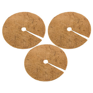 Tapis rond en fibre de coco naturelle, anneaux de protection des arbres, contrôle des mauvaises herbes, paillis, prix d'usine le plus bas - Product Image 1