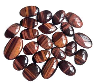 Lote de Cabujones de Ojo de Tigre Rojo Natural, Lote de Gemas de Ojo de Tigre Rojo al por Mayor, Gemas de Ojo de Tigre a Granel, Piedra de Ojo de Tigre - Product Image 3