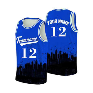 Maillot de basket-ball pour hommes, sans manches, à séchage rapide, personnalisable par sublimation, fabricant de vêtements de basket-ball - Product Image 3