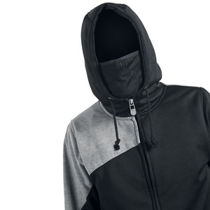 เสื้อฮู้ดดี้ปักลายคุณภาพสูงแบบสั่งทำพิเศษ สีสันตัดกัน ทรงหลวม สำหรับผู้ชาย - Product Image 3